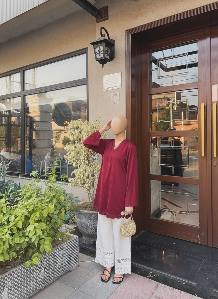 AFSHA 2PC – Signature Farshi Shalwar Edition