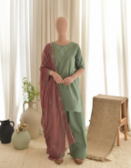 AIRA – Winter Blossom Embroidered Trio