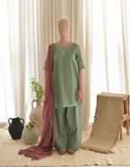 AIRA – Winter Blossom Embroidered Trio