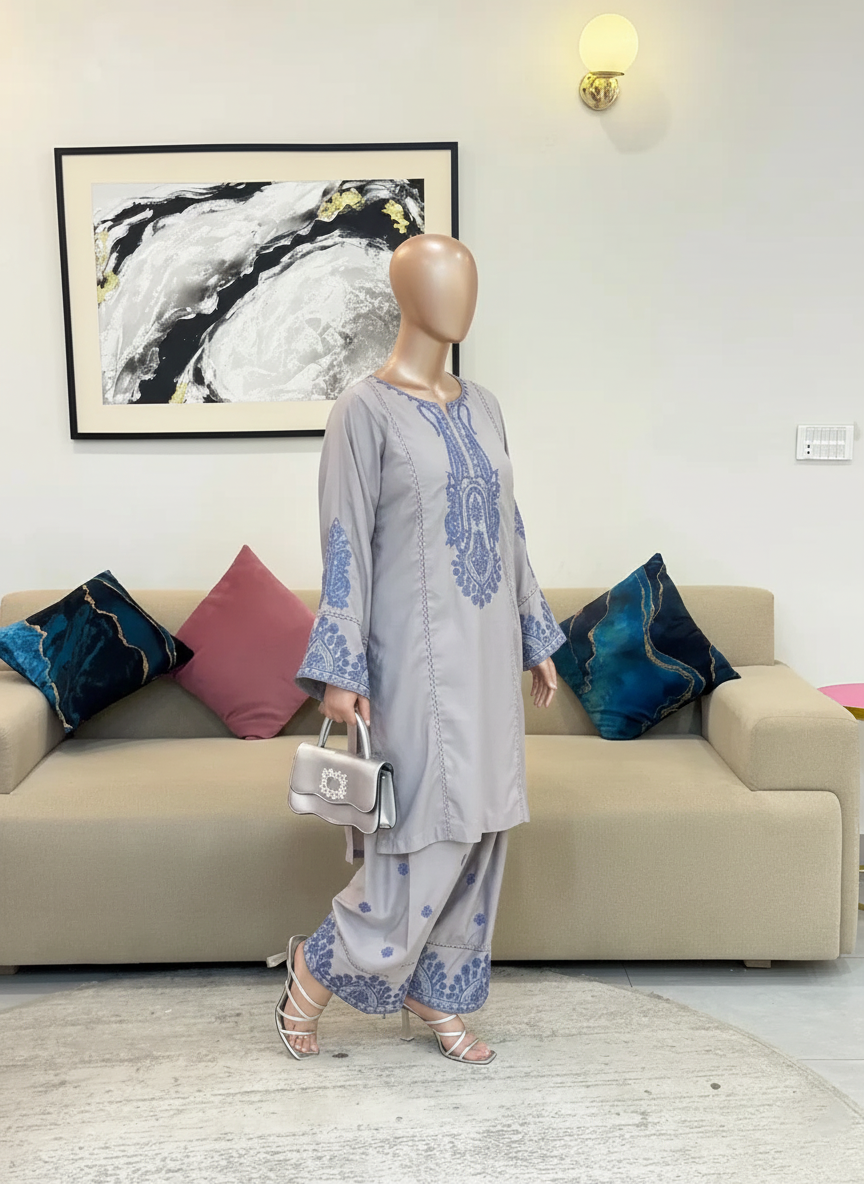 ALIYA 2PC – Full Embroidery Signature Suite