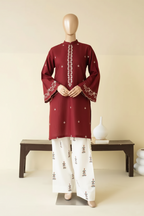 ARZO 2PC – Luxury Cutwork & Farshi Shalwar Edition