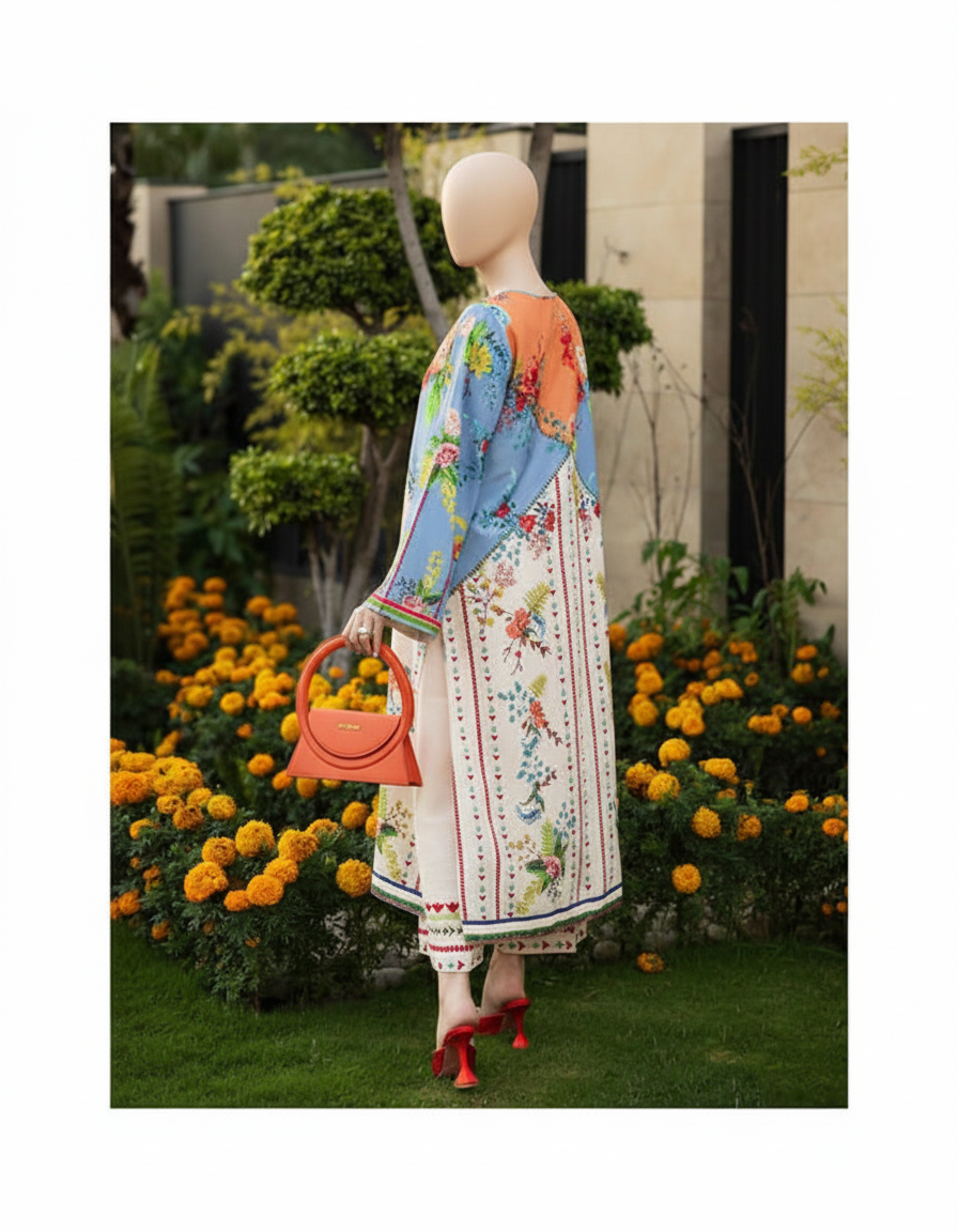 AZMIN – Signature Digital Print Lawn Edition