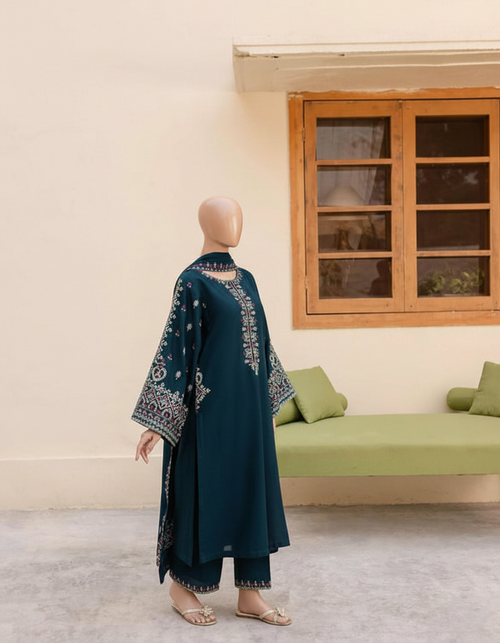 ADAB – Midnight Ebony Embroidered Tradition