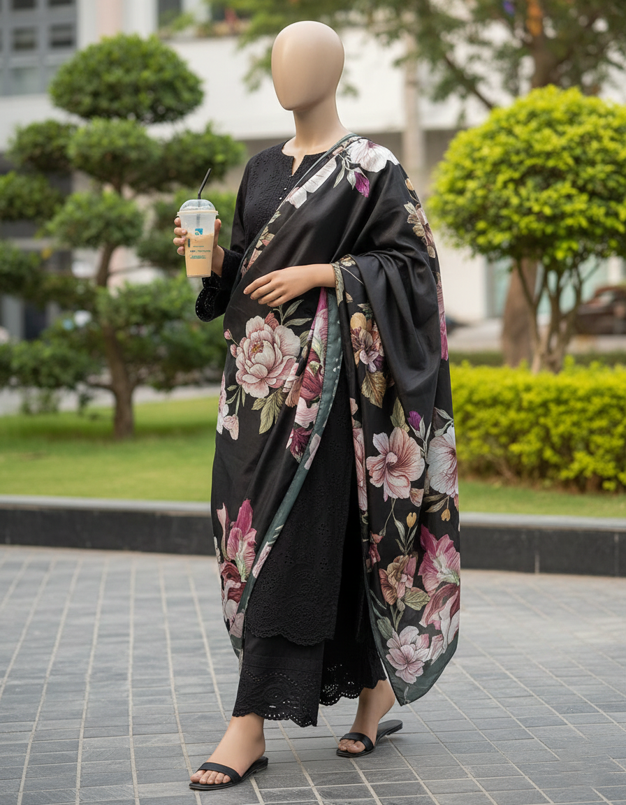 BATOOL – Stone Linen Heritage Embroidery Edition