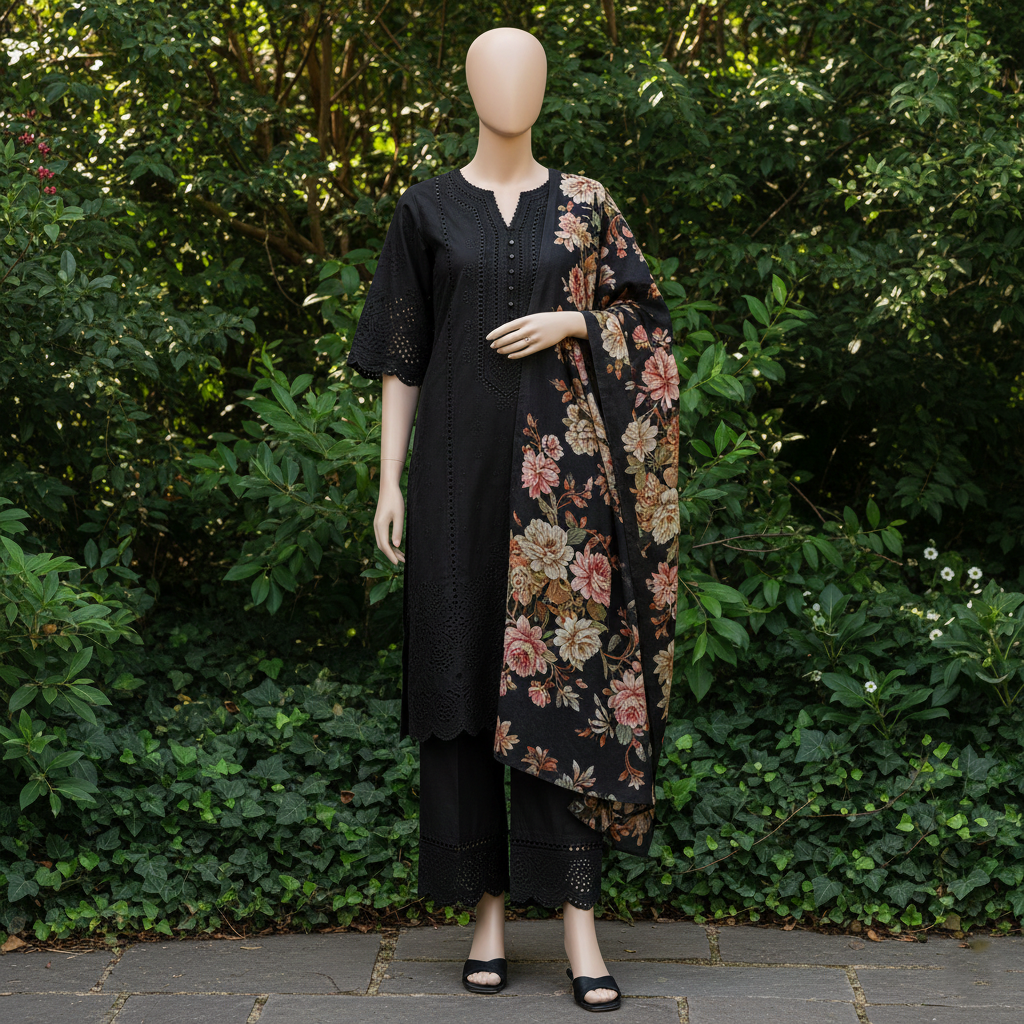 BATOOL – Stone Linen Heritage Embroidery Edition