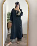 BLACK IRIS – Luxury Arabic Embroidered Suite