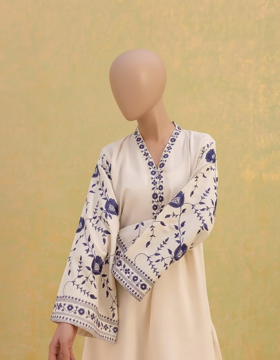 BLUEPRET – Luxury Embroidered Arabic Lawn Suite