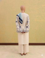 BLUEPRET – Luxury Embroidered Arabic Lawn Suite