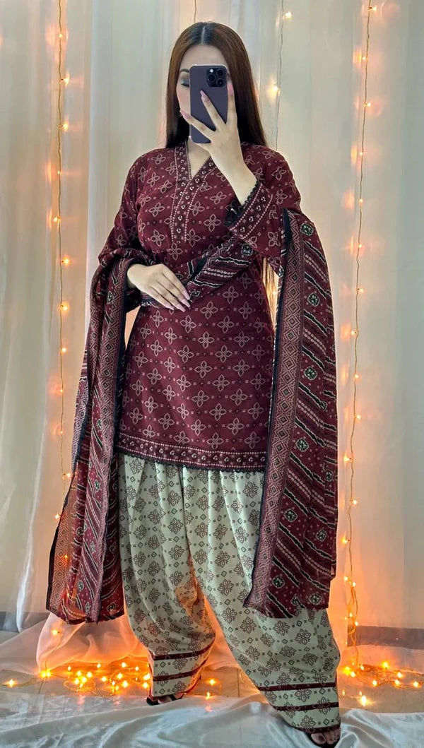 CHUNRI – Digital Silky Farshi Heritage Edition
