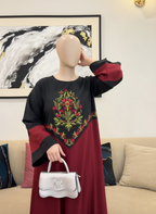 CYRA MAXI – Luxury Digital Silky Print & Graceful Silhouette