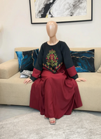 CYRA MAXI – Luxury Digital Silky Print & Graceful Silhouette