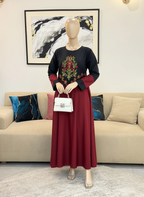 CYRA MAXI – Luxury Digital Silky Print & Graceful Silhouette