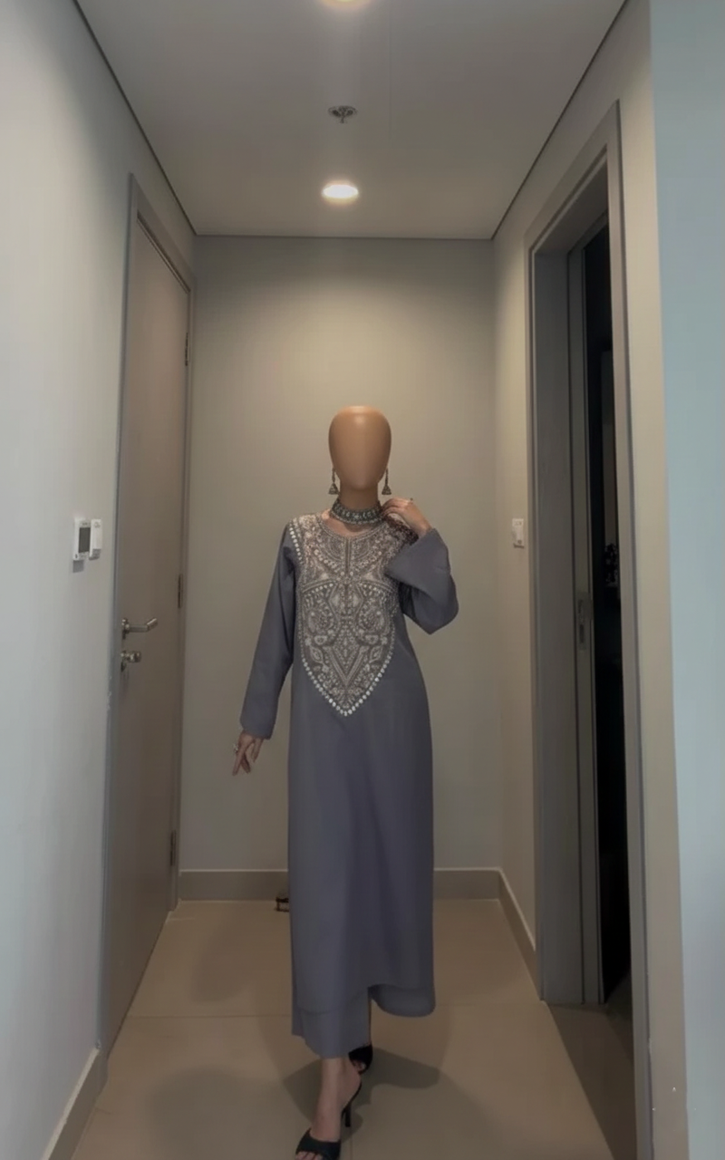 DAIM – Sophisticated Arabic Lawn Embroidered Duo