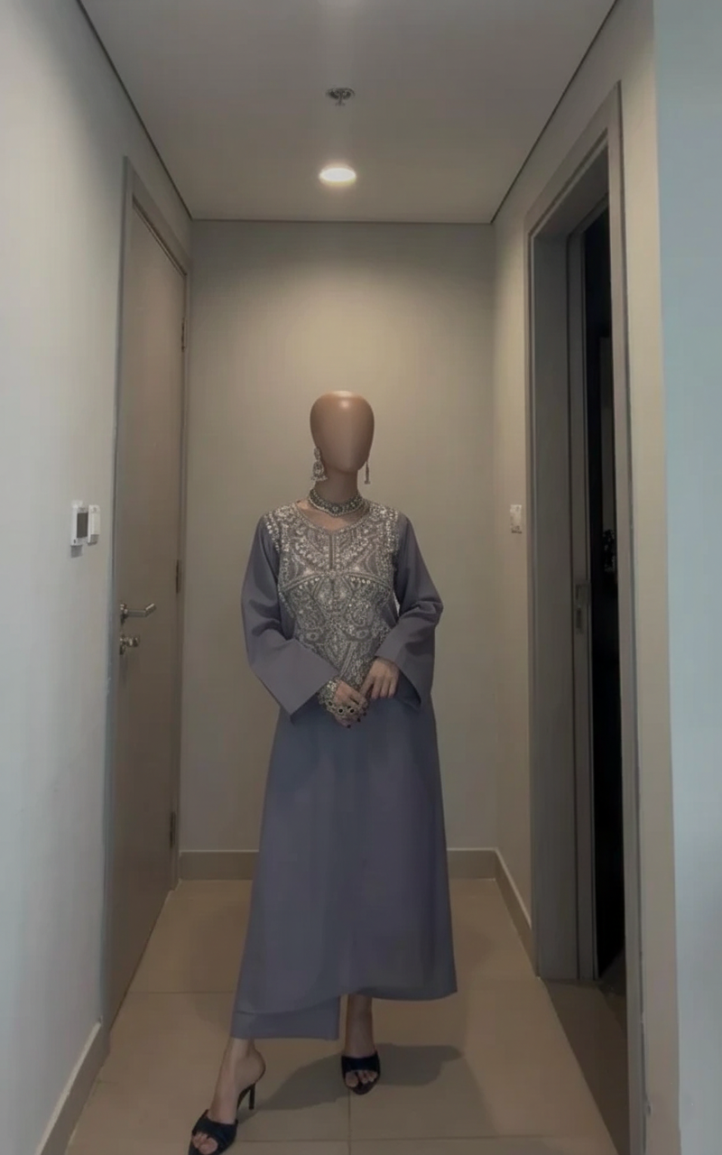 DAIM – Sophisticated Arabic Lawn Embroidered Duo