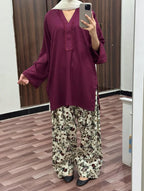 EAST SET – Luxury Winter Silky Grip &amp; Digital Shalwar Pair