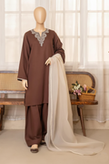 ERINA – Luxury Mid-Season Embroidered 3PC with Lace Detailing