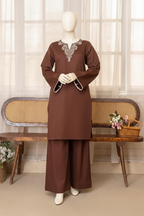 ERINA – Luxury Mid-Season Embroidered 3PC with Lace Detailing
