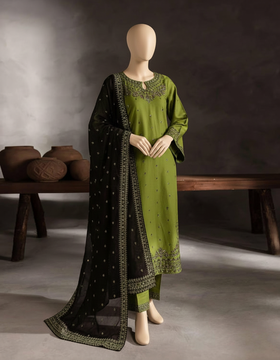 EZZA – Midnight Heritage Embroidered Collection