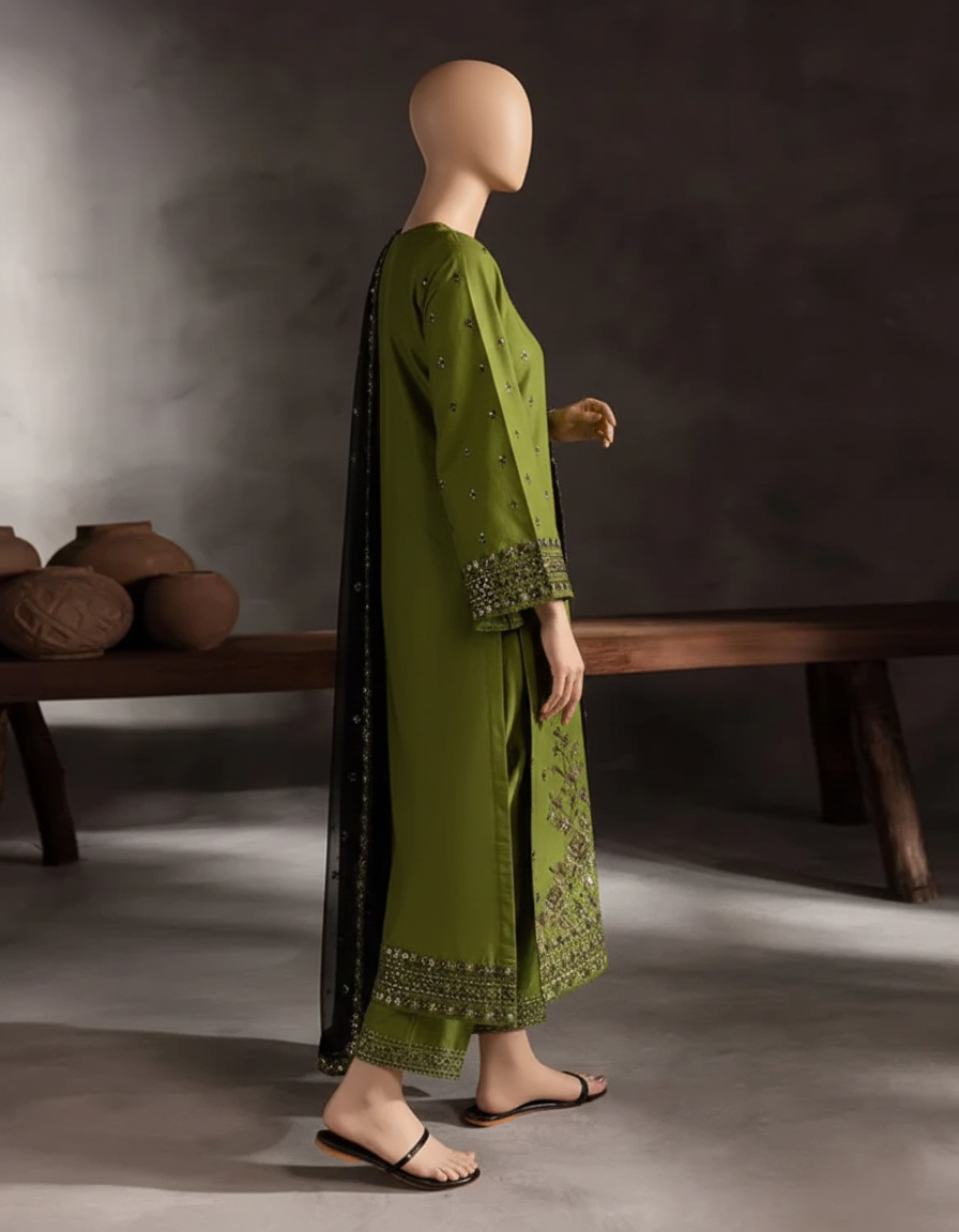 EZZA – Midnight Heritage Embroidered Collection