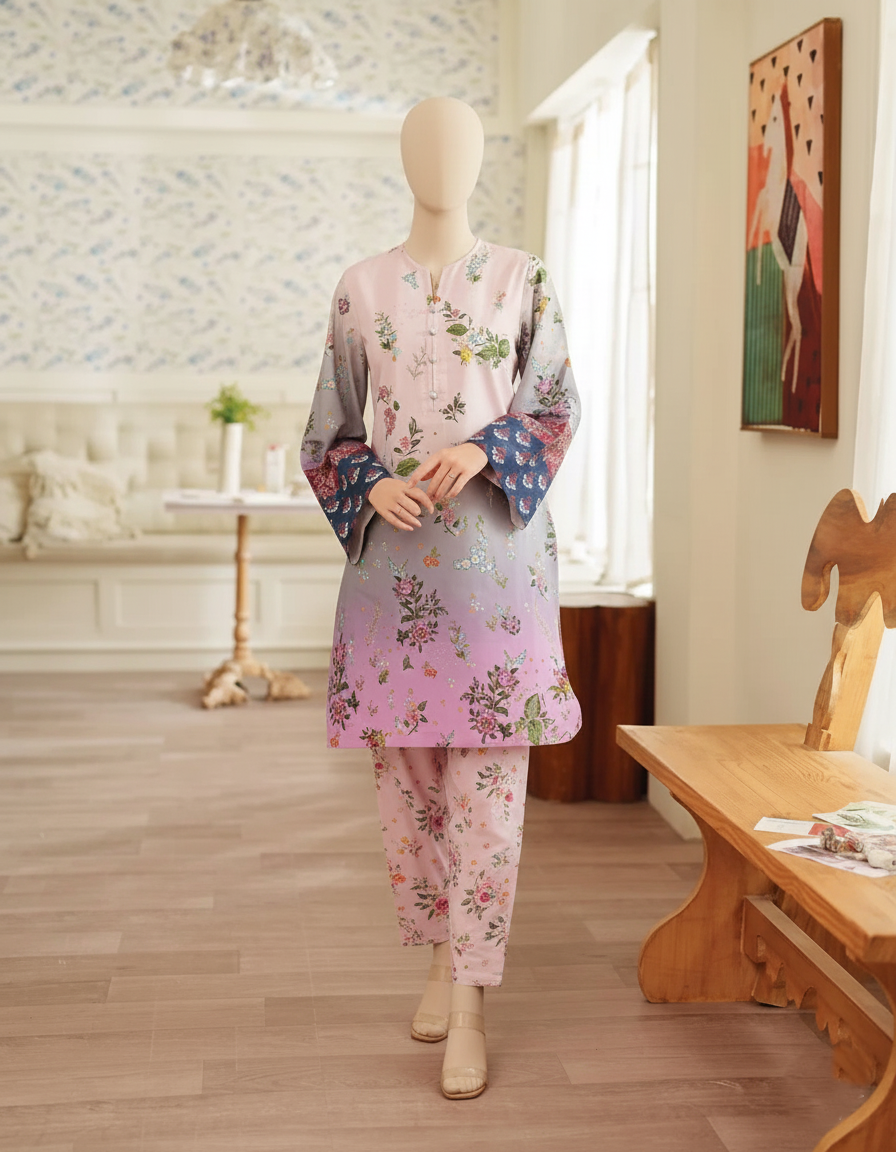 FOREST SET – Luxury Mid-Season Silky Digital Co-ord Set