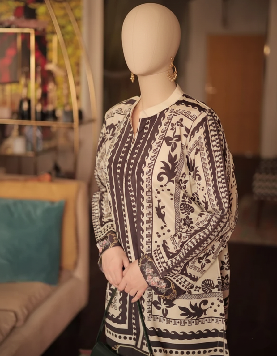 HANIA AMIR – Signature Digital China Grip Co-ord Set
