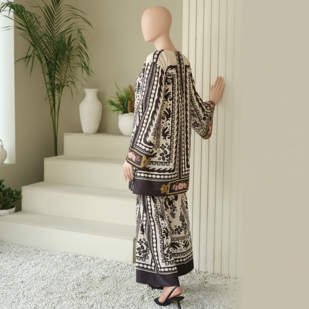 HANIA AMIR – Signature Digital China Grip Co-ord Set