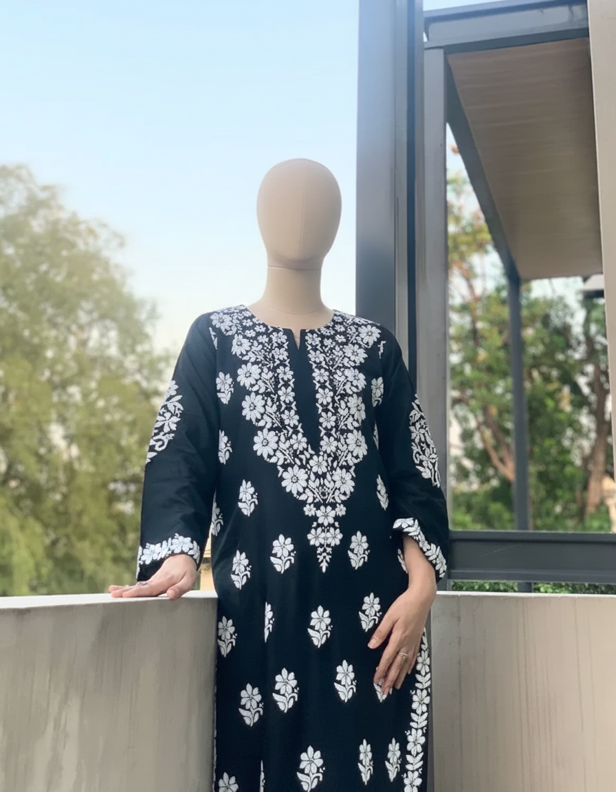 INDIAN CHICKAN KARI (EMBOSSED) – Luxury Textured 2PC Collection