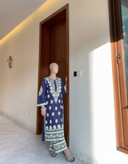 INDIAN CHICKAN KARI (EMBOSSED) – Luxury Textured 2PC Collection