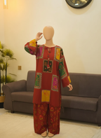 BERRY SET – Luxury Digital Khaddar Suite