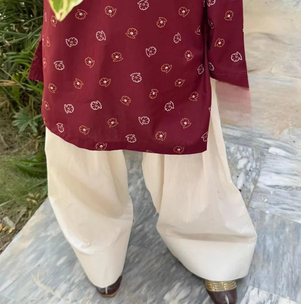 LAAL PARI(Farshi Shalwar)-CORD SET