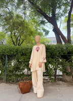 LOQAB SET (FARSHI SHALWAR) – Premium Stone Linen Collection
