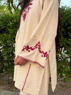 LOQAB SET (FARSHI SHALWAR) – Premium Stone Linen Collection