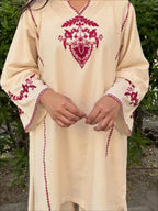 LOQAB SET (FARSHI SHALWAR) – Premium Stone Linen Collection
