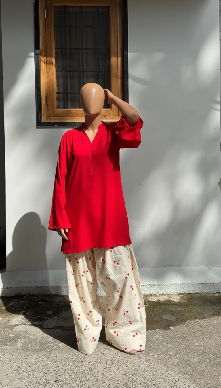 MAHI 2PC – Luxury Winter Linen Farshi Shalwar Suite