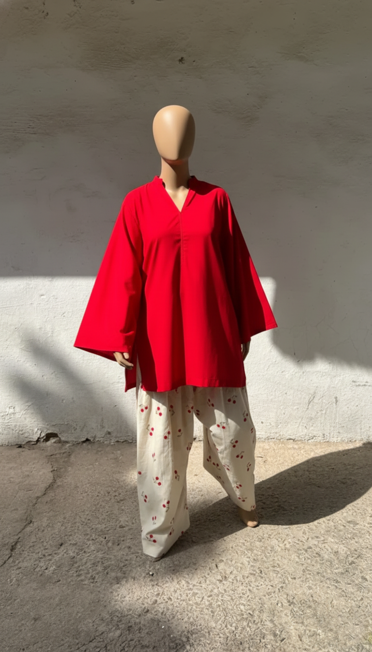 MAHI 2PC – Luxury Winter Linen Farshi Shalwar Suite