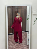 MEHROON SET – Luxury Winter Silky Grip Suite