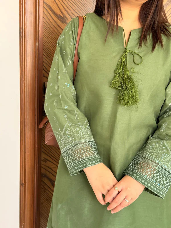 MINSHA – Luxury Lawn Cotton Sequence Work Suite