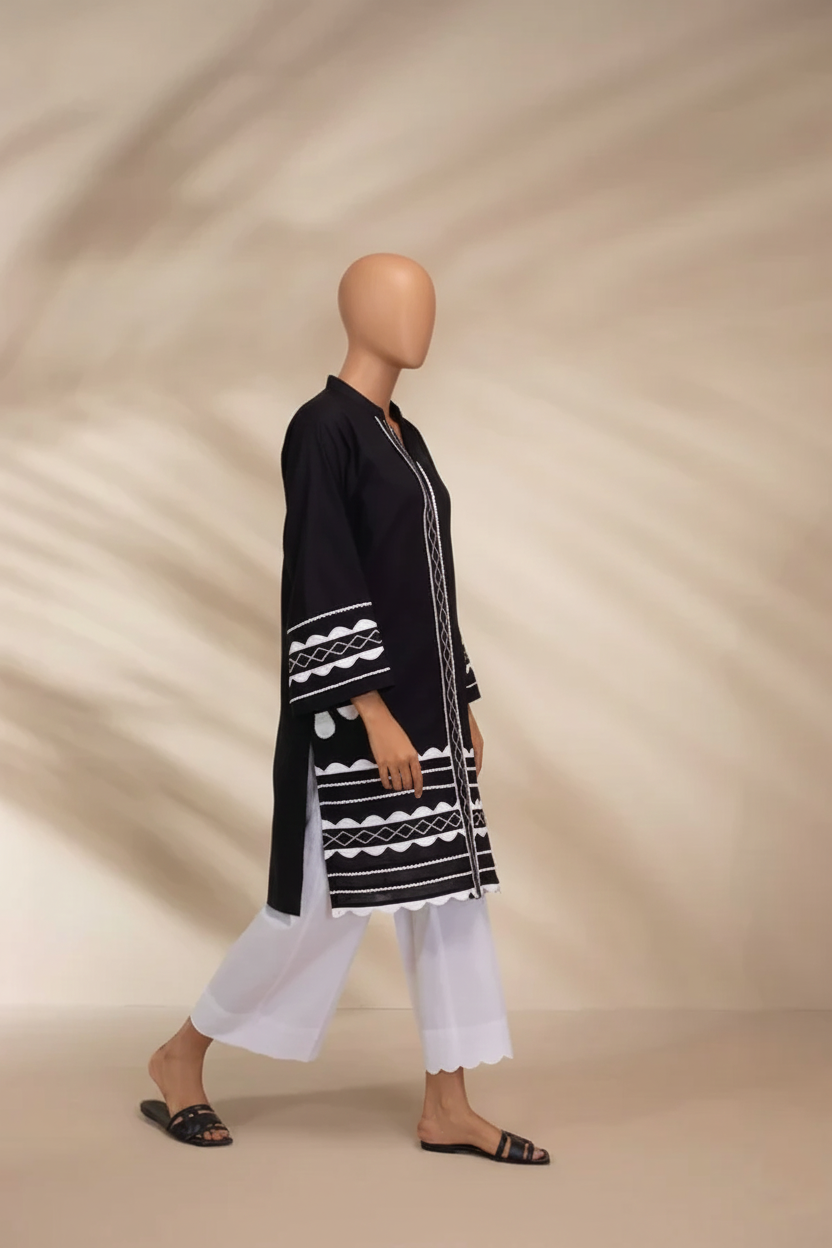 MONOCHROM – Luxury Poly Lawn Digital Co-ord Set