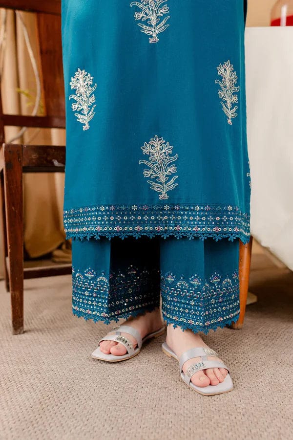 MALVIN – Luxury Stone Linen Sequence Embroidery Suite
