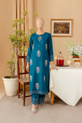 MALVIN – Luxury Stone Linen Sequence Embroidery Suite