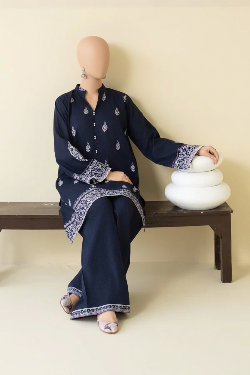 NIDA 2PC – Luxury Mid-Season Fully Embroidered Suite
