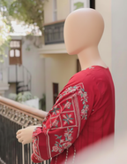 NISHA – Luxury Lawn Embroidered Suite