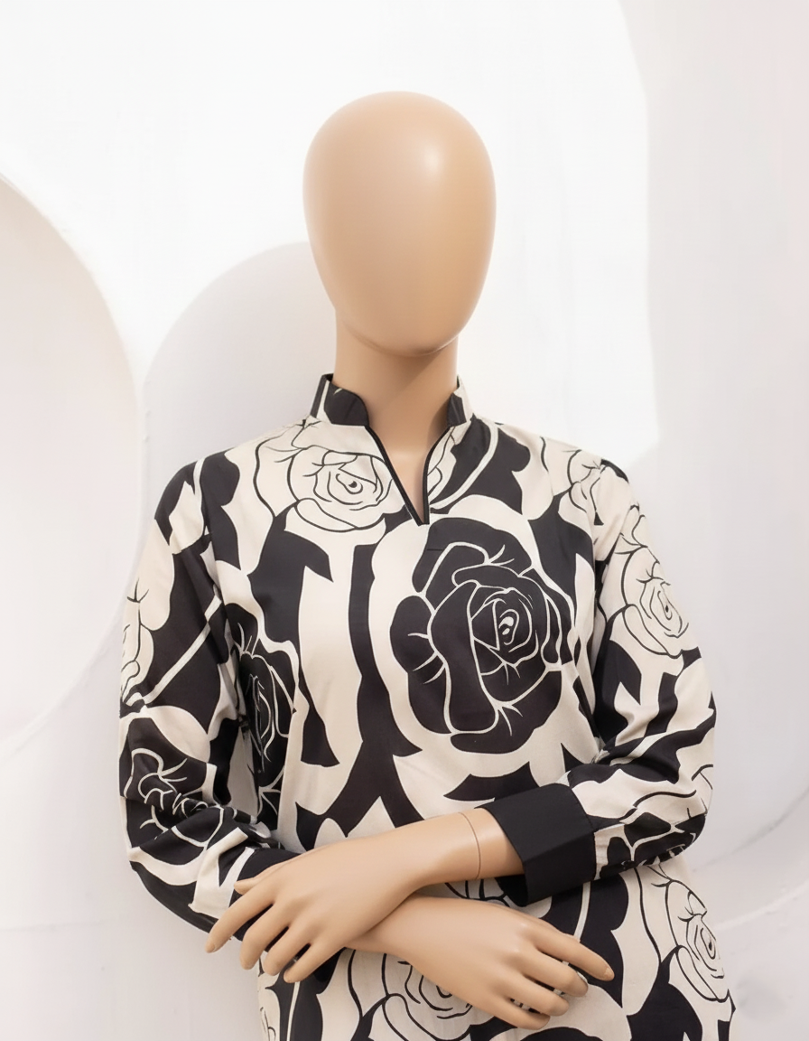 NOVINA – Luxury Poly Lawn Digital Co-ord Set