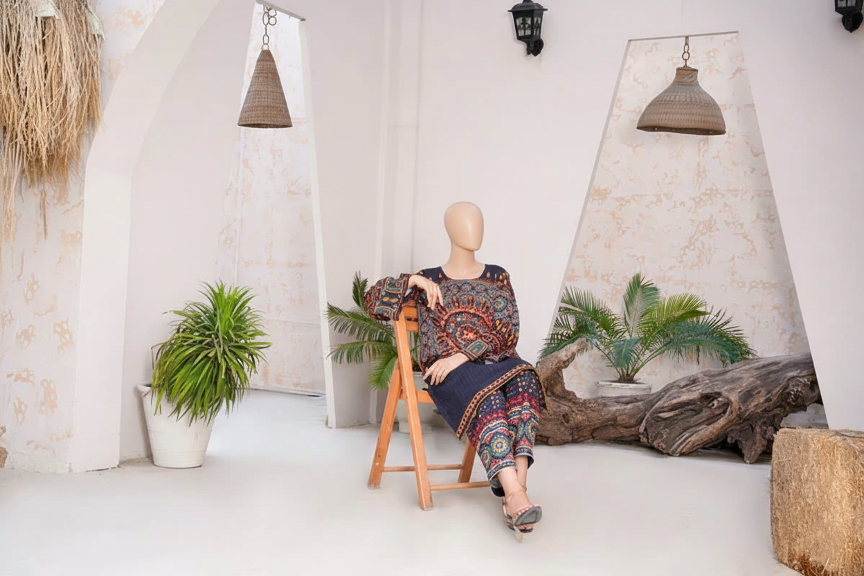 MATKA – Luxury Brand Silk Mirror Work Suite