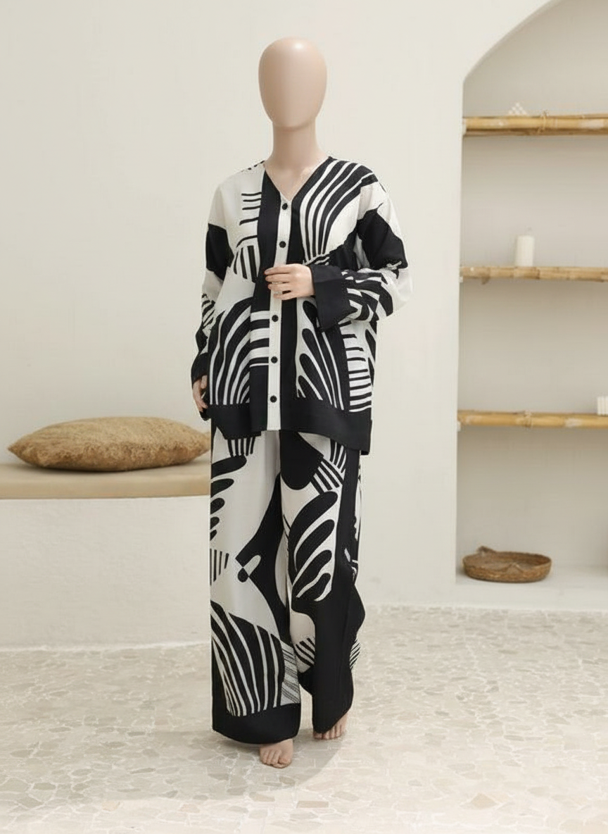 SOWEAR – Luxury Poly Lawn Digital Co-ord Set