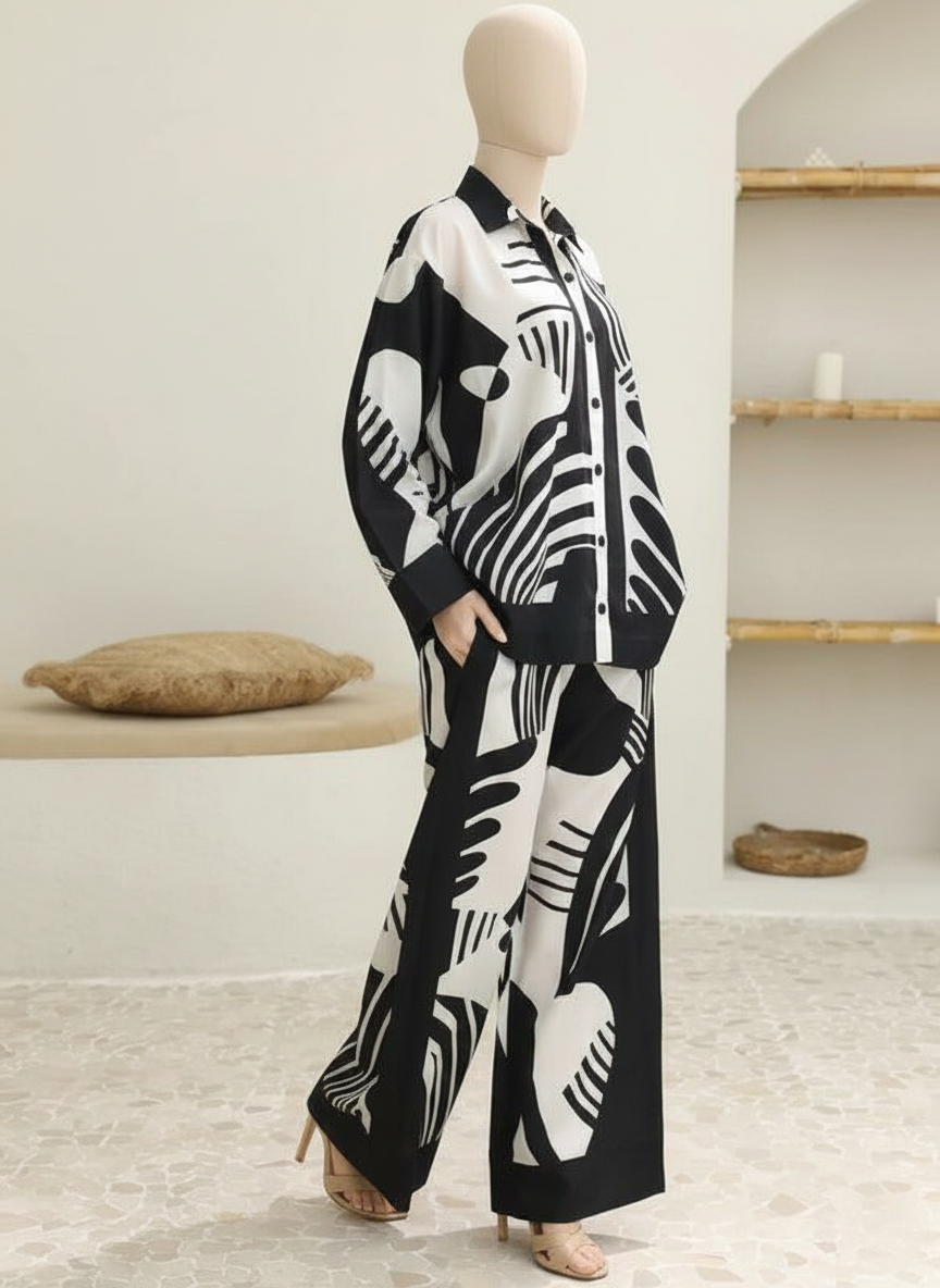 SOWEAR – Luxury Poly Lawn Digital Co-ord Set