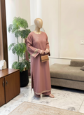 SUROOR 2PC – Luxury Winter Stone Linen Suite