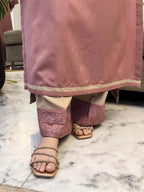SUROOR 2PC – Luxury Winter Stone Linen Suite
