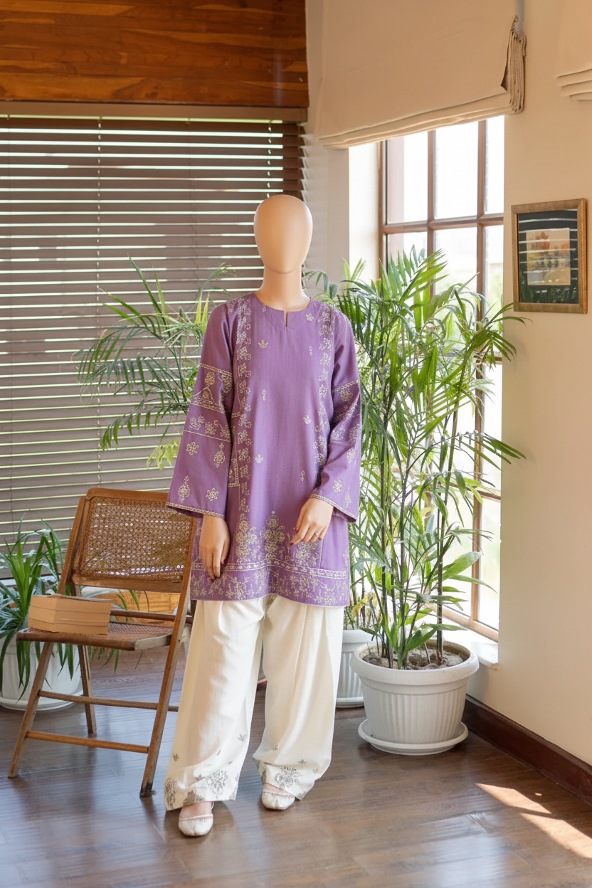 URGE – Luxury Winter Digital Khaddar Embroidered Suite