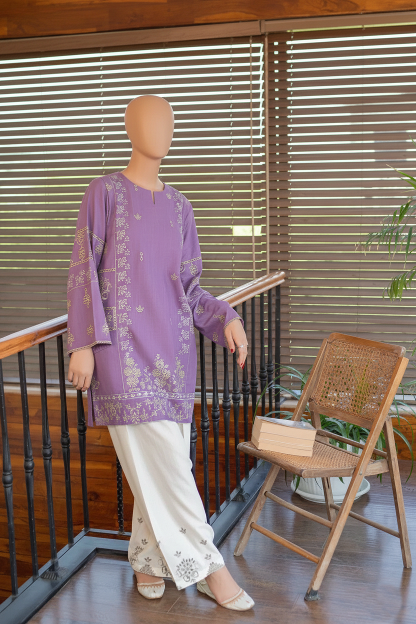 URGE – Luxury Winter Digital Khaddar Embroidered Suite